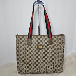 Gucci Monogram G-Plus line Tote